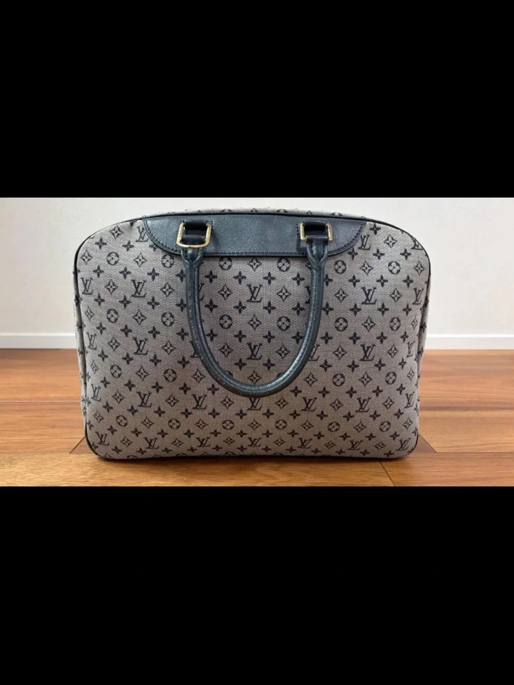 Louis Vuitton Monogram Canvas Travel Bag - Gray & Black